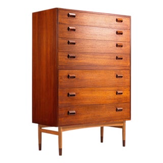 Chest of Drawers in Teak by Børge Mogensen for Soborg Mobelfabrik, Denmark, 1960s For Sale