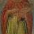 Blue Antique Religious Icon Painting of St. Martin on Board For Sale - Image 8 of 9