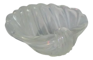 Murano Opaline Shell Tray Vintage 1970s
