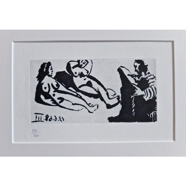 1970s Pablo Picasso, Original Composition from La Celestine, 1971, Etching For Sale - Image 5 of 5