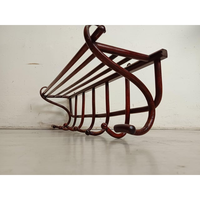 Wall-Mounted Coat Rack from Thonet, 1890s For Sale - Image 5 of 17