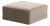 Willow Taupe Performance Velvet Ottoman For Sale