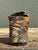 This original studio pottery vase is a compelling exploration of texture and raw materiality. Exemplifying the Brutalist...