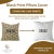 Fabdivine Indian Block Print Cushion Cover 16x16 Inch Thick Linen-Madhubala For Sale - Image 4 of 5