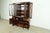 Baker Furniture Style Georgian Flame Mahogany Breakfront Bookcase Cabinet With Drop Front Secretary Desk For Sale In South Bend - Image 6 of 16