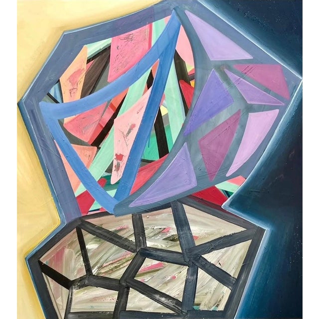 Ashlynn Browning Contemporary Abstract Oil on Panel "The Eclipse" by Ashlynn Browning For Sale - Image 4 of 4