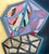 Ashlynn Browning Contemporary Abstract Oil on Panel "The Eclipse" by Ashlynn Browning For Sale - Image 4 of 4