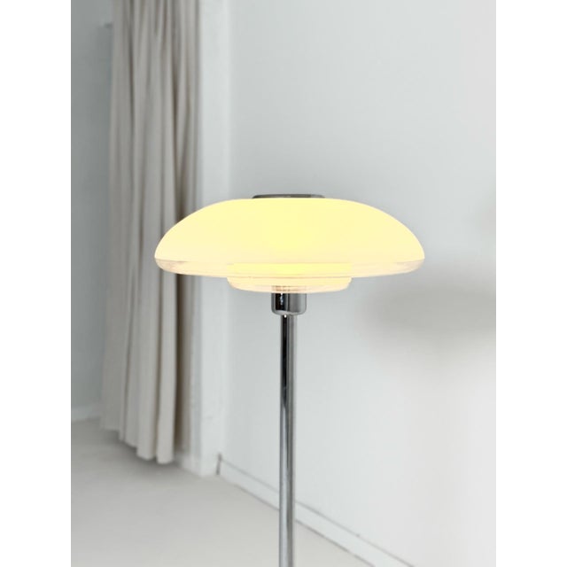 Glass Europa Floor Lamp by Verner Panton for Louis Poulsen, 1970s For Sale - Image 6 of 10