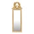 French Louis XVI Revival Giltwood Mirror With Laurel Crest, Circa 1920 For Sale