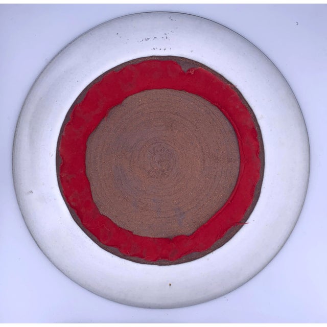 Vivika & Otto Heino Museum Quality Studio Pottery Charger For Sale - Image 11 of 13