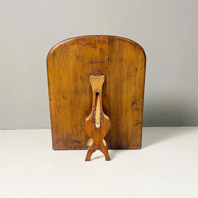 18th Century Italian Wooden Table Mirror with Mercury Glass, 1700s For Sale - Image 9 of 12