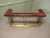 Brass and Red Leather Club Fender This is a genuine piece of Country House Decorative Furnishing the fender is in brass...