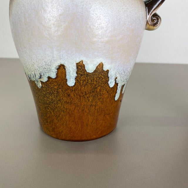 Ceramic Fat Lava Pottery Vases from Scheurich, Germany, 1970s, Set of 2 For Sale - Image 7 of 18