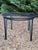 John Salterini Attributed to Maurizio Tempestini for John Salterini “Ribbon” Wrought Iron Dining Table With 54” Glass Top, C. 1950s For Sale - Image 4 of 11