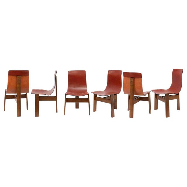 Tre 3 Chairs by Angelo Mangiarotti for Skipper, 1978, Set of 6 For Sale - Image 6 of 6
