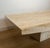 Travertine designer coffee table. Italian works by Stone International, circa 1980 For Sale - Image 10 of 12
