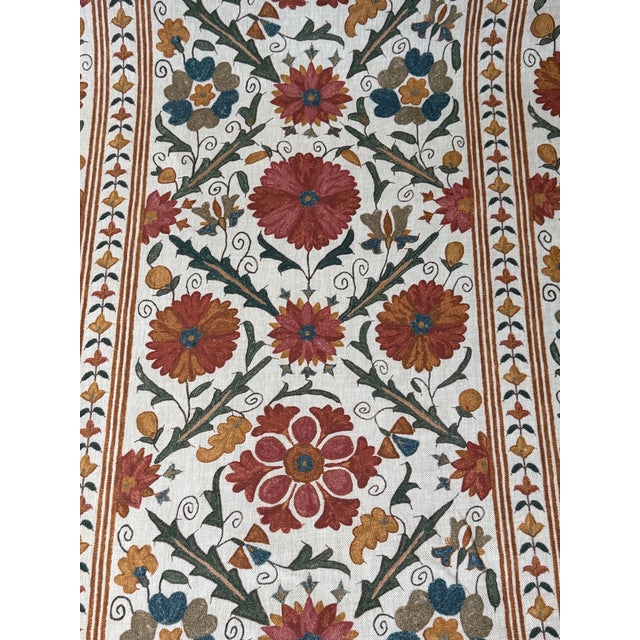 2020s Colefax and Fowler Tamarind F4889-01 Linen Fabric in Antique Red 5 1/2 Yards For Sale - Image 5 of 6