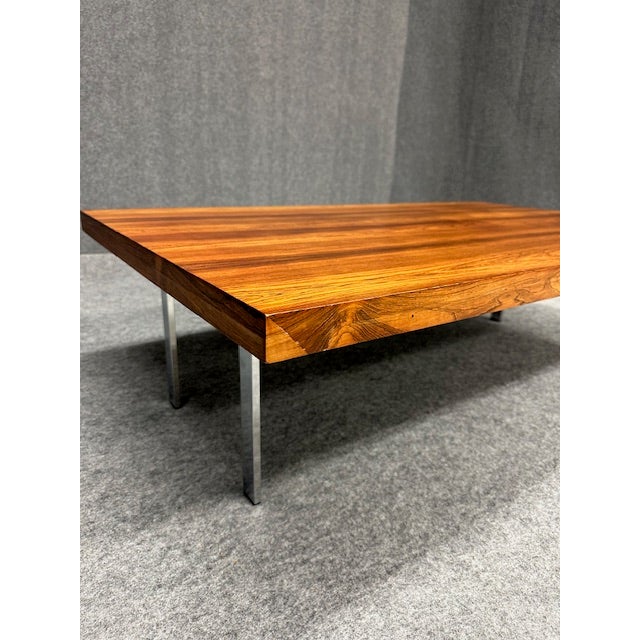 Wood 1960s Milo Baughman Coffee Table For Sale - Image 7 of 10