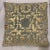 Contemporary Gold Foil Embroidered Velvet Pillow For Sale In New York - Image 6 of 6