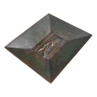 Art Deco Ashtray by Jacob Ängman for Gab Brons, 1930s For Sale