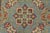 Kazak Rug 5’11” X 9’4” Blue Wool Tribal Hand-Knotted Oriental Carpet For Sale - Image 9 of 12