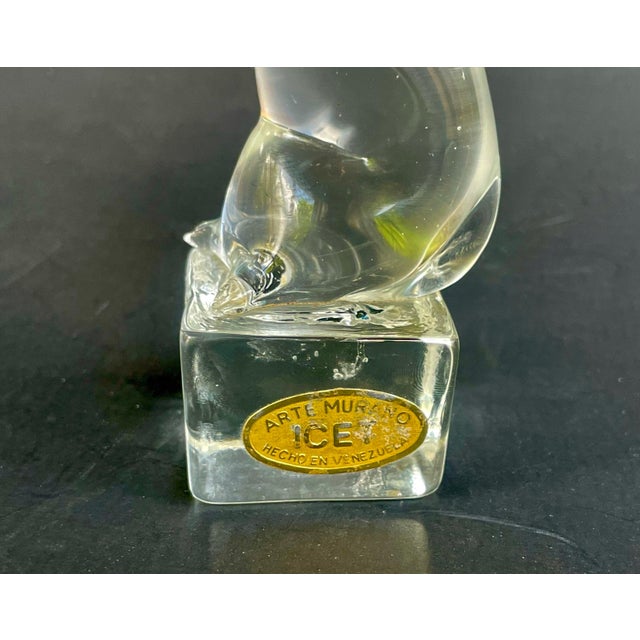 Vintage Cat Murano Glass Sculpture | Arte Murano Icet | Art Glass For Sale In Miami - Image 6 of 7