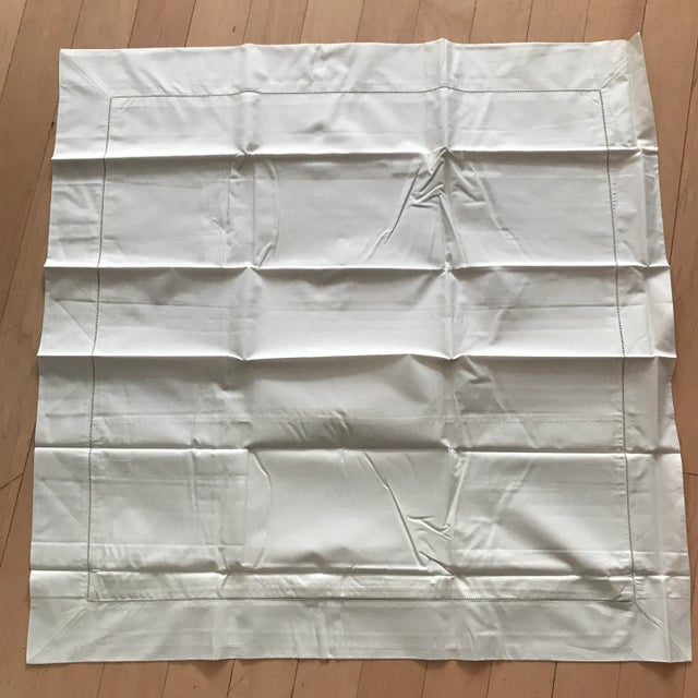 Ivory Sferra Celeste 3990 Ivory Continental Sham For Sale - Image 8 of 8