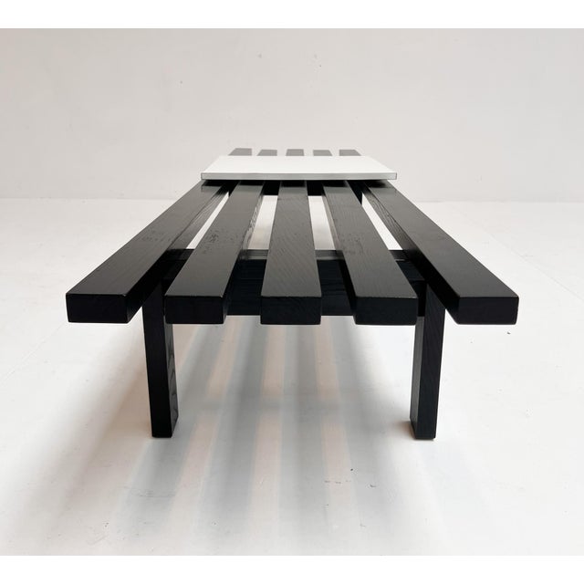Bz Slatted Bench by Martin Visser for Het Spectrum, 1960s For Sale - Image 11 of 15