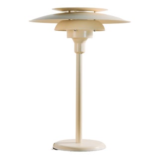 Danish Table Lamp with Three Lamellas, 1980s For Sale