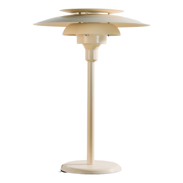Danish Table Lamp with Three Lamellas, 1980s For Sale
