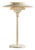 Danish Table Lamp with Three Lamellas, 1980s For Sale