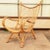 Wingback Lounge Chair in Rattan, 1980s For Sale - Image 9 of 9