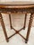 Wood 1930s Spanish Round Carved Wood Side Table With Bobbin Turned Legs For Sale - Image 7 of 10