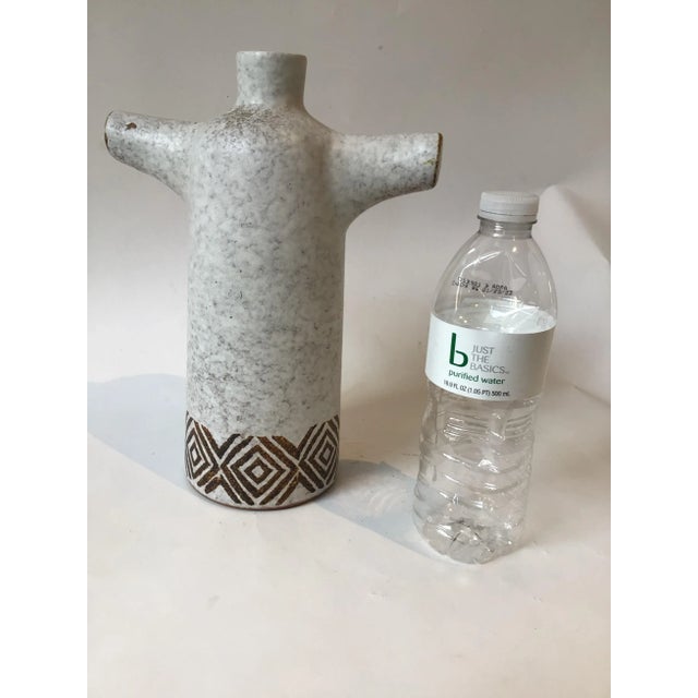 Mid-Century Modern 1960s Italian Ceramic Body Vase For Sale - Image 3 of 9
