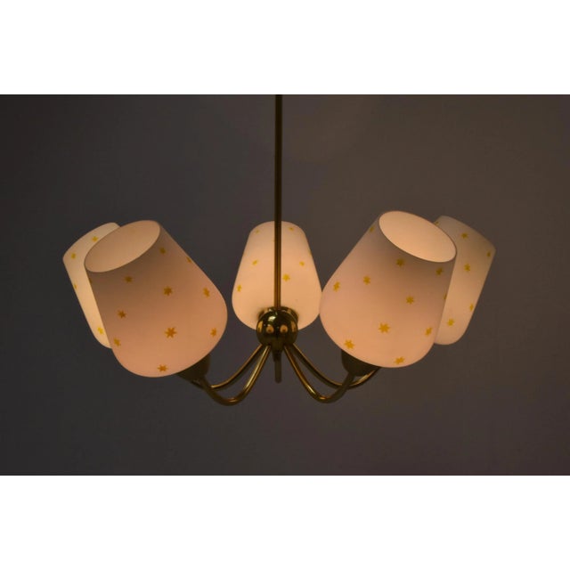 Mid-Century Chandelier, 1960s For Sale - Image 6 of 13