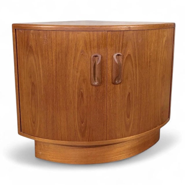 Vintage Teak Corner Cabinet, 1970s For Sale - Image 6 of 6