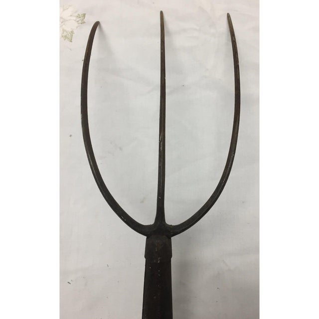 Vintage French Country Three Tine Pitchfork 82" Tall Chairish
