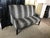 Vintage 1980s Southern Furniture Company "Snow Leopard" Velvet High-Back Settee Make an unforgettable, maximalist...