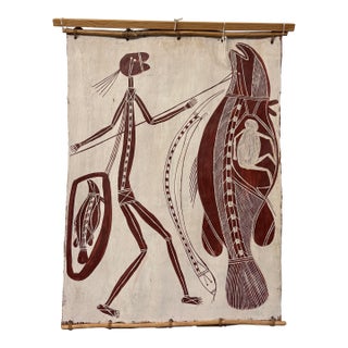 Art Aboriginal Bark Painting For Sale