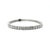 Silver 12.15 Ct Oval Cut Diamond Tennis Bracelet For Sale - Image 8 of 8