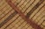 Brown Vintage Tuareg Mat Runner, Stripes in Warm Gold and Brown Tones - Rug & Kilim For Sale - Image 8 of 8
