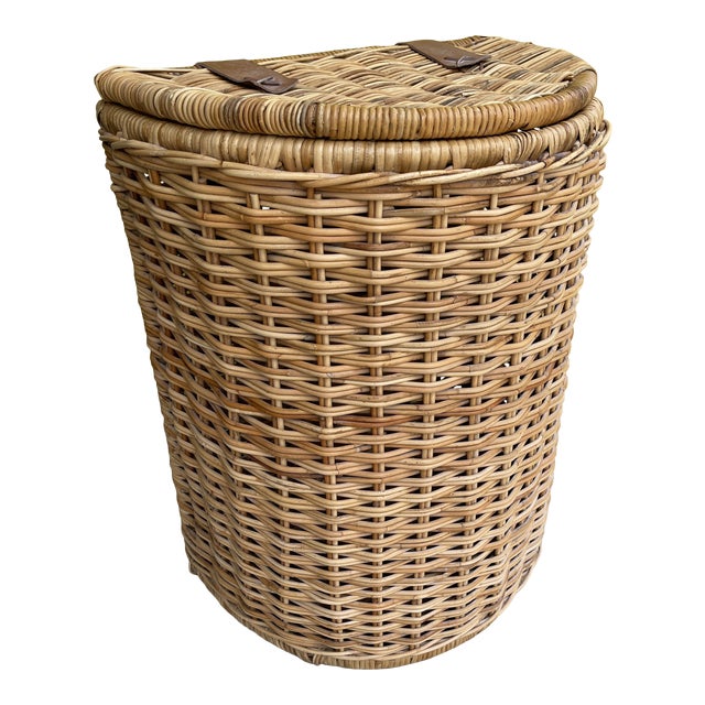 Vintage Wicker Hamper Chairish