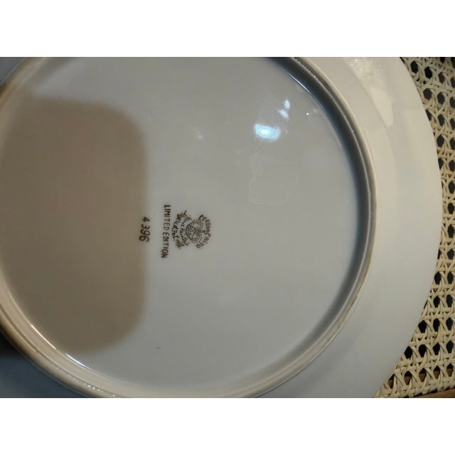 Traditional Mid 20th Century Lefton Hand-Painted Poinsettia Plate For Sale - Image 3 of 3