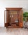 French 19th-Century Italian Walnut & Burl Walnut Glazed Bookcase For Sale - Image 3 of 5