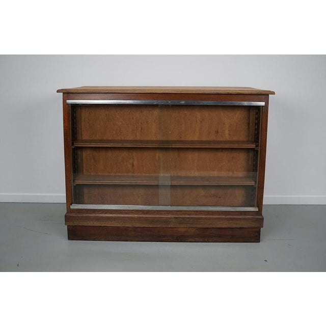French Oak Shop Counter / Desk or Kitchen Island, 1950s For Sale - Image 12 of 15
