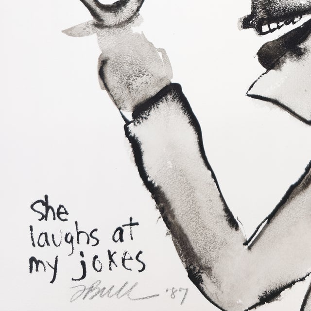She Laughs at My Jokes - Fran Bull, C. 1987 For Sale - Image 4 of 10