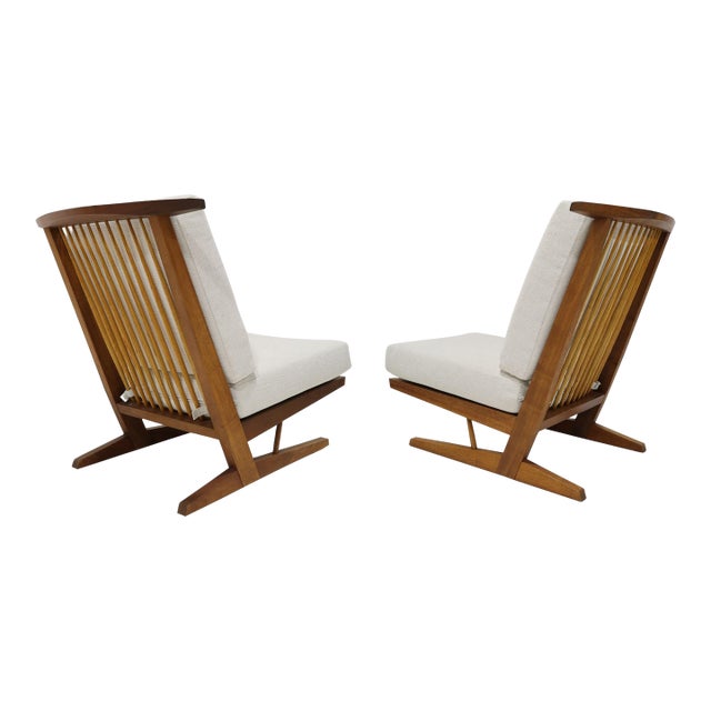 George Nakashima Conoid Lounge Chairs For Sale