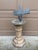 Gray Vintage English Country Classical Iron Garden Sundial on Corinthian Column Pedestal For Sale - Image 8 of 10