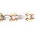 14 Karat Two-Tone Fancy Link Bracelet For Sale - Image 11 of 11