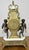 Louis XV Brass Marble Garniture Set with Candelabras, Set of 3 For Sale - Image 16 of 18